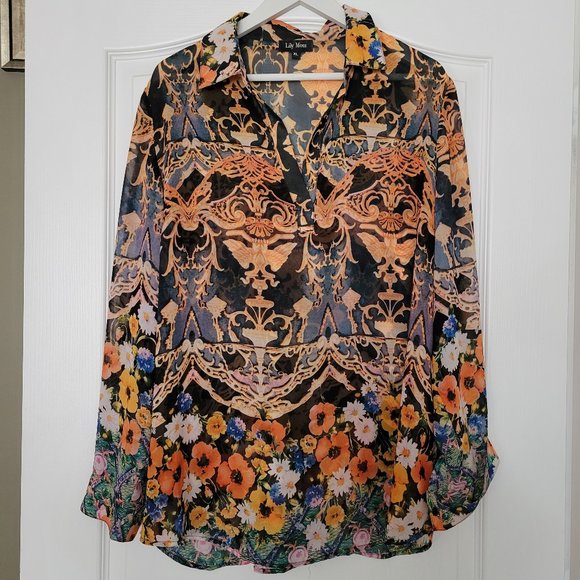 Lily Moss Sheer Tunic - Picture 1 of 4